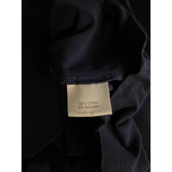 Hanna Andersson 130 Colorblock Dress Girls 8 Short Ruffle Cap Slvs Keyhole Back - Picture 9 of 12